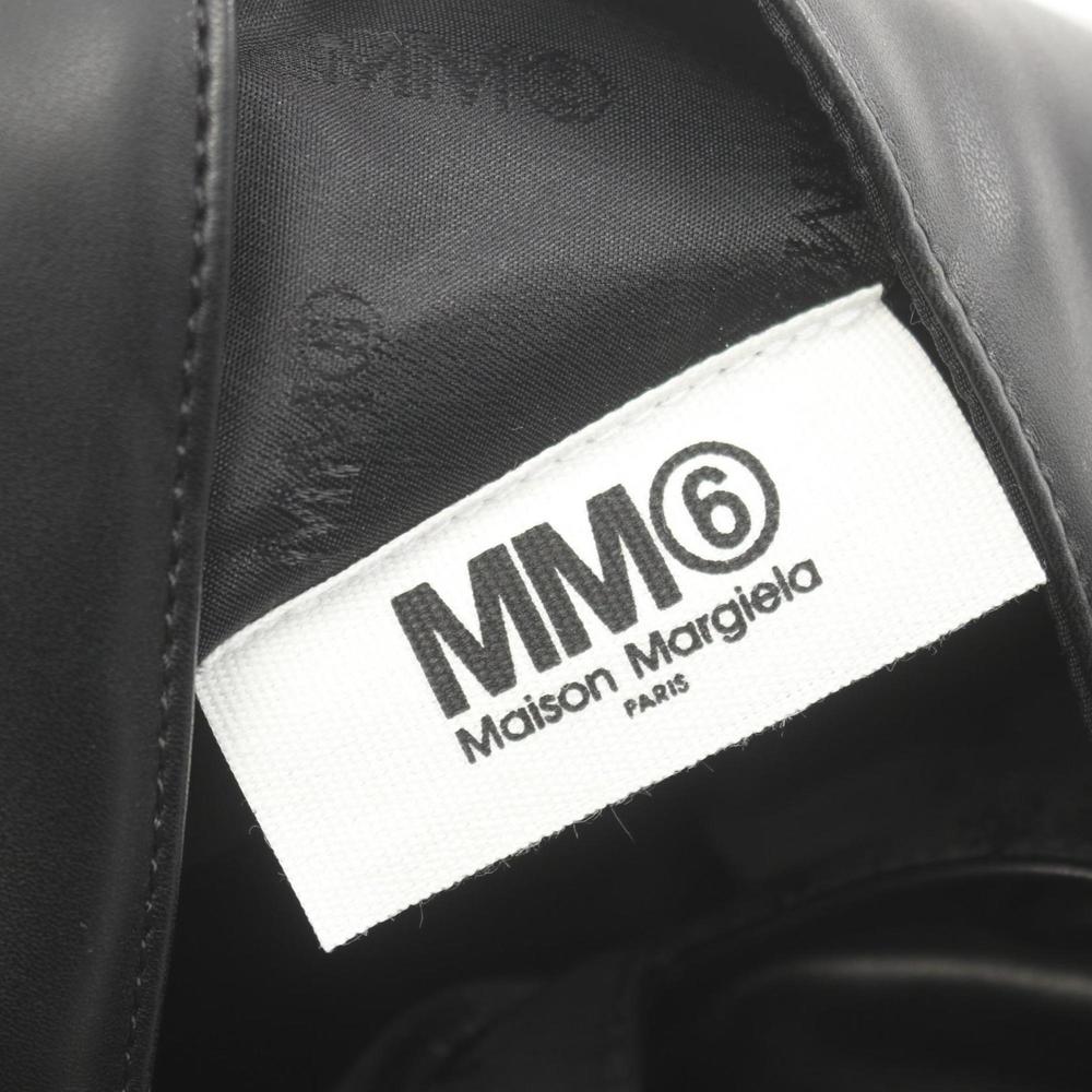 MM6 Maison Margiela MM6 JAPANESE Japanese Tote Bag Leather Faux Women's Black... - Picture 5 of 7